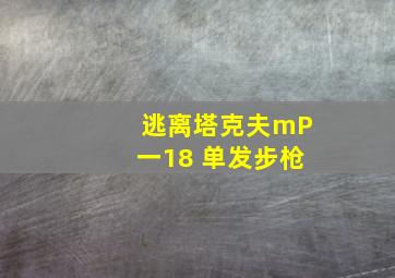 逃离塔克夫mP一18 单发步枪